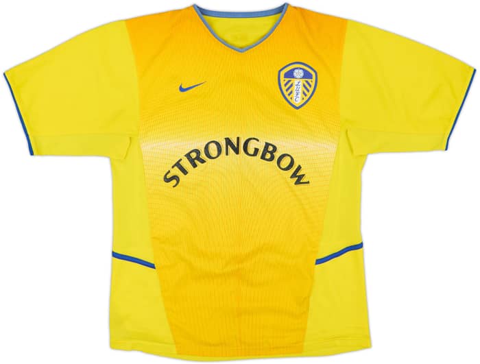 2002-03 Leeds United Away Shirt Radebe #5 - 8/10 - (M)