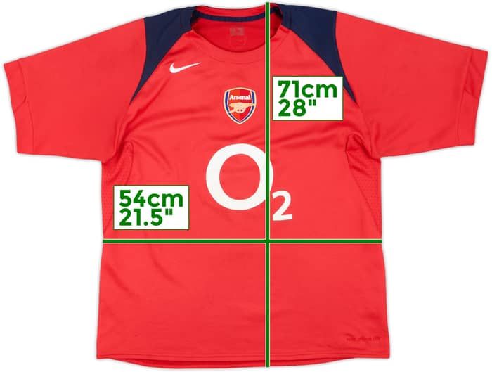 2005-06 Arsenal Nike Training Shirt - 7/10 - (L)