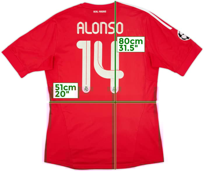 2011-12 Real Madrid Third CL Shirt Alonso #14 - 5/10 - (L)