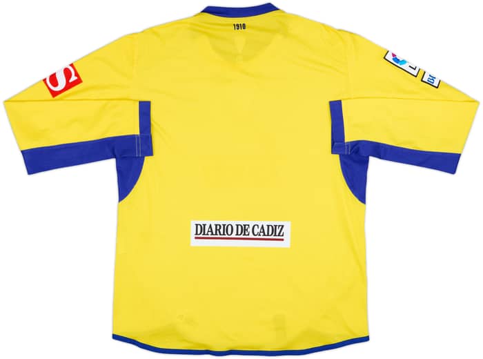 2007-08 Cadiz Home L/S Shirt - 6/10 - (M)