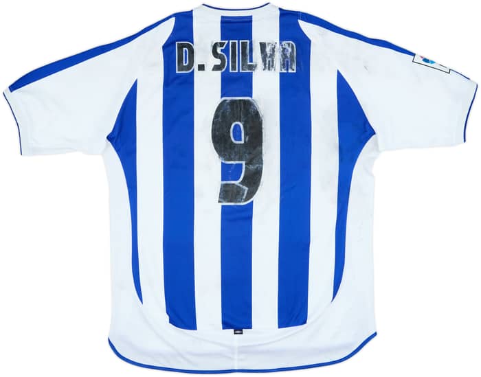2001-02 Malaga Home Shirt D.Silva #9 - 4/10 - (XL)
