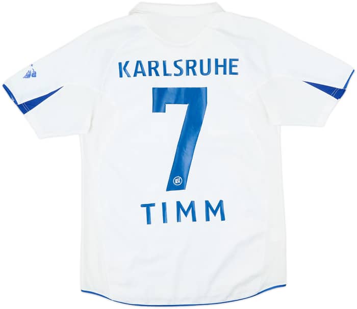 Camiseta de visitante del Karlsruher 2006-08 Timm #7 - 5/10 - (S)