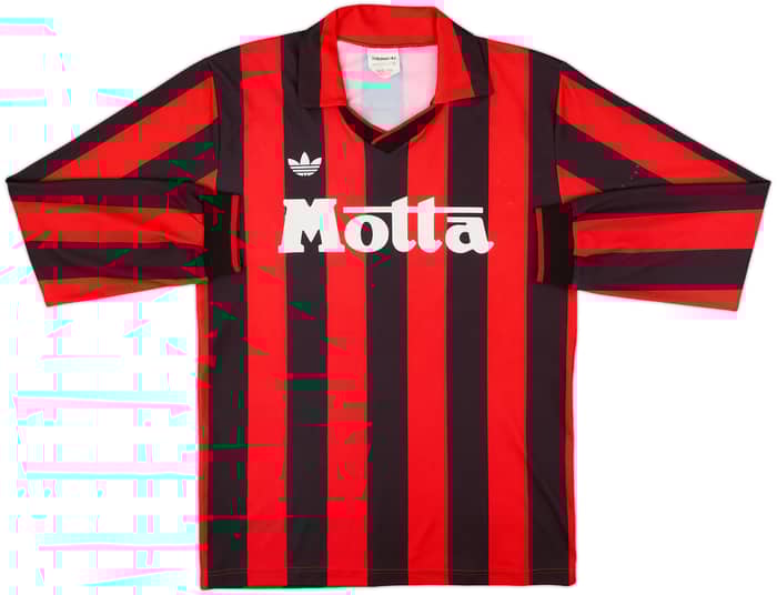 1992-93 AC Milan Home L/S Shirt #3 - 7/10 - (M)