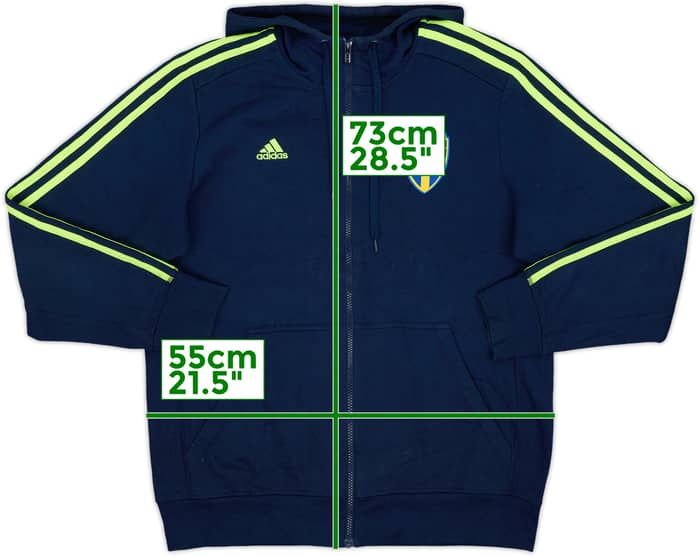 2015-16 Sweden adidas Hooded Track Jacket - 8/10 - (M)