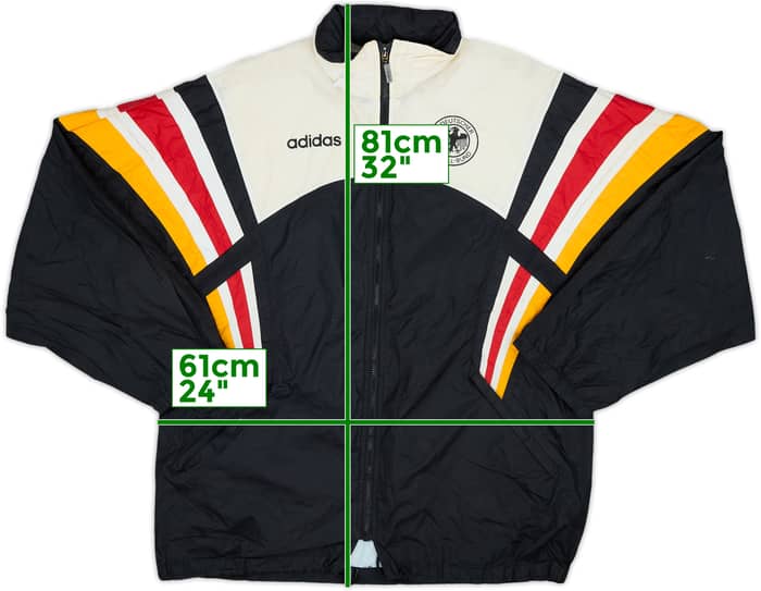 1996-98 Germany adidas Hooded Rain Jacket - 5/10 - (M/L)