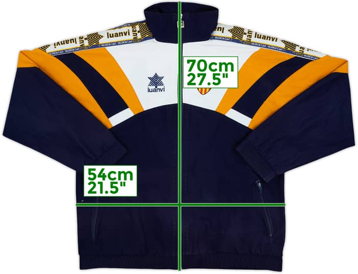 1996-97 Valencia Luanvi Track Jacket - 7/10 - (M)