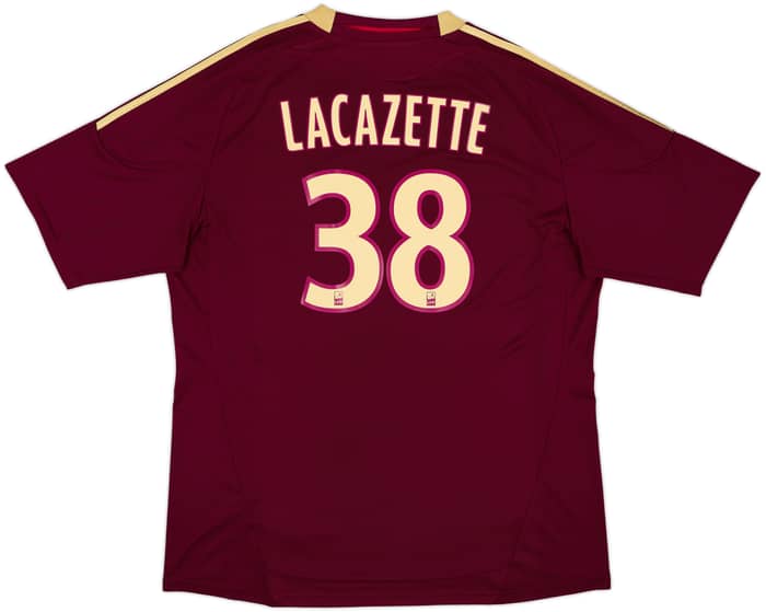 2010-11 Lyon Away Shirt Lacazette #38 - 4/10 - (XL)