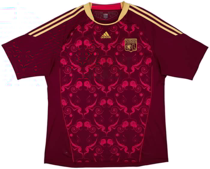 2010-11 Lyon Away Shirt Lacazette #38 - 4/10 - (XL)