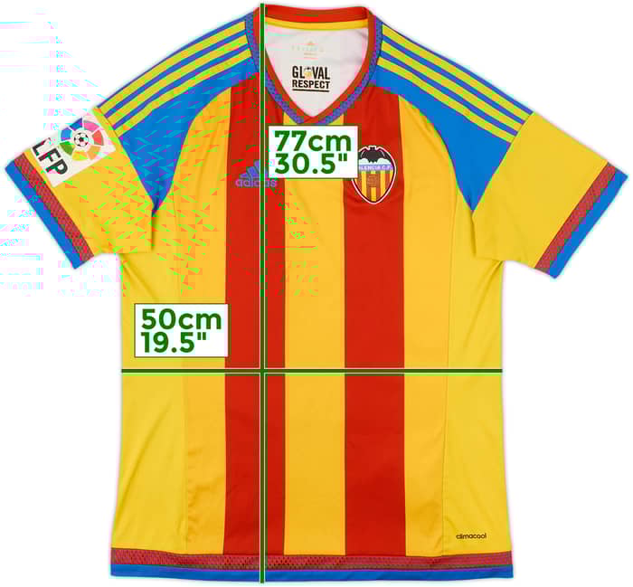 2015-16 Valencia Away Shirt - 5/10 - (M)