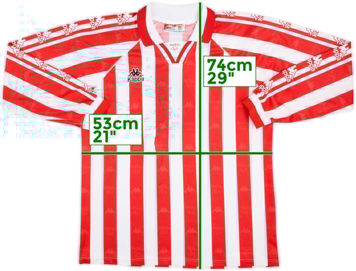 1996-97 Athletic Bilbao Match Issue Home L/S Shirt #4