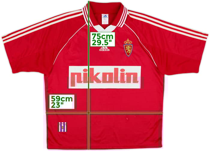 1998-99 Real Zaragoza Third Shirt #19 - 7/10 - (XL)