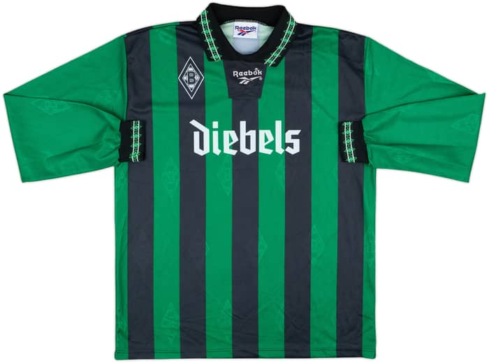 1995-96 Borussia Monchengladbach Away L/S Shirt - 8/10 - (L)
