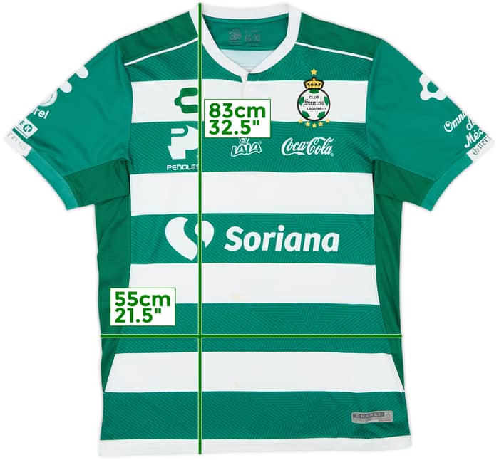 2018-19 Santos Laguna Home Shirt - 5/10 - (XL)