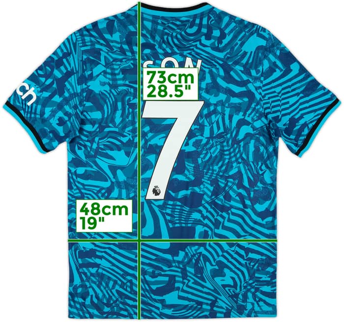 2022-23 Tottenham Third Shirt Son #7 - 8/10 - (M)