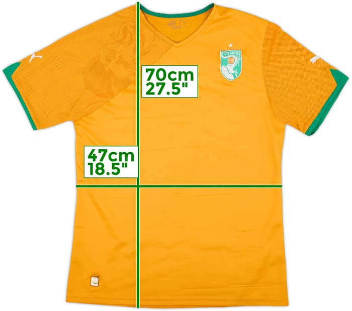 2010-11 Ivory Coast Home Shirt - 5/10 - (M)