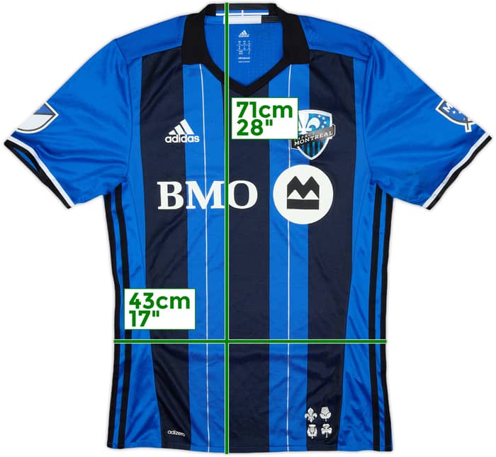 2016-17 Montreal Impact Authentic Home Shirt - 7/10 - (M)