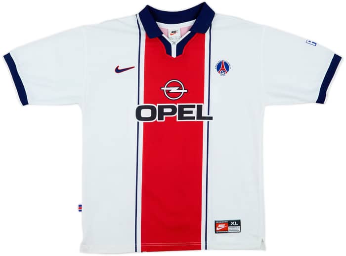 1997-98 Paris Saint-Germain Away Shirt Rai #10 - 8/10 - (XL.Boys)