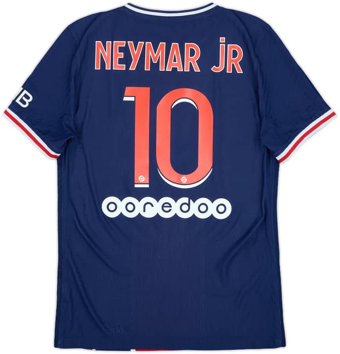 2020-21 Paris Saint-Germain Authentic Home Shirt NeymarJr #10 - 9/10 - (S)