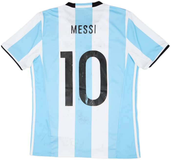 2016-17 Argentina Home Shirt Messi #10 - 4/10 - (M)