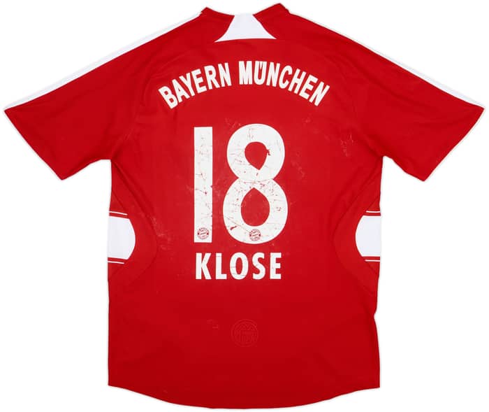 2007-08 Bayern Munich Home Shirt Klose #18 - 4/10 - (M)