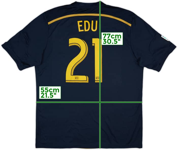 2014-16 Philadelphia Union Home Shirt Edu #12 - 8/10 - (XL)