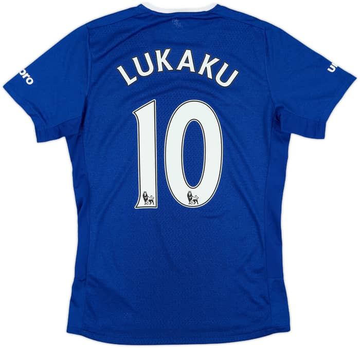 2015-16 Everton Home Shirt Lukaku #10 - 8/10 - (M)