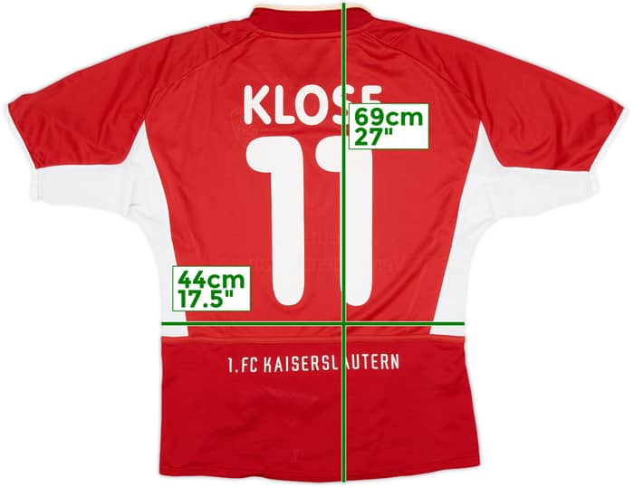 Camiseta de local del Kaiserslautern 2002-03 Klose #11 - 6/10 - (L)
