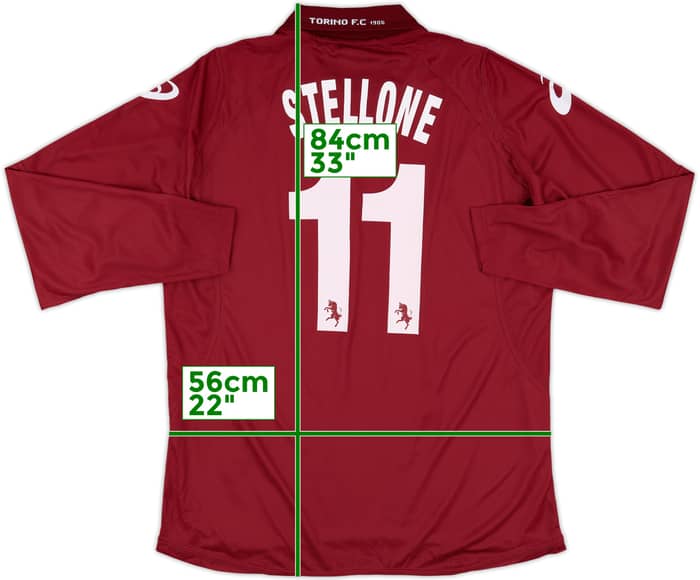 2006-07 Torino Home L/S Shirt Stellone #11 - 8/10 - (XXL)