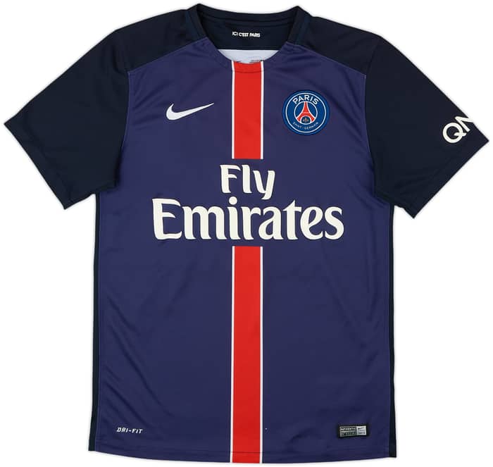 2015-16 Paris Saint-Germain Home Shirt Verratti #24 - 4/10 - (S)