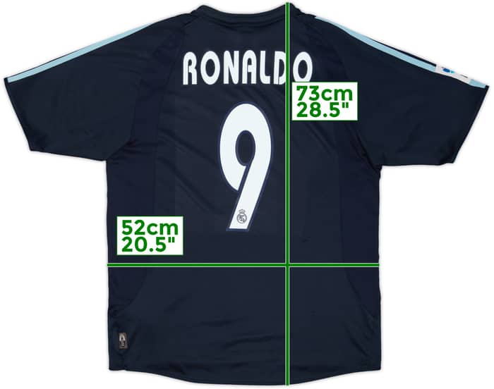 2003-04 Real Madrid Away Shirt Ronaldo #9 - 4/10 - (M)