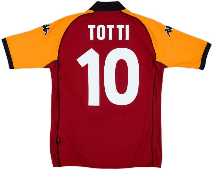 2002-03 Roma European Home Shirt Totti #10 - 5/10 - (L)