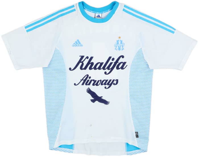 2002-03 Olympique Marseille Home Shirt Van Buyten #4 - 5/10 - (M)