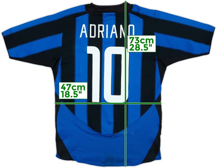 2003-04 Inter Milan Home Shirt Adriano #10 - 4/10 - (M)