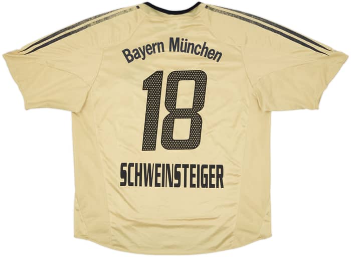 2004-05 Bayern Munich Away Shirt Schweinsteiger #18 - 5/10 - (XXL)