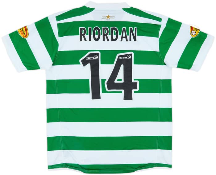 2007-08 Celtic Home Shirt Riordan #14 - 4/10 - (L)