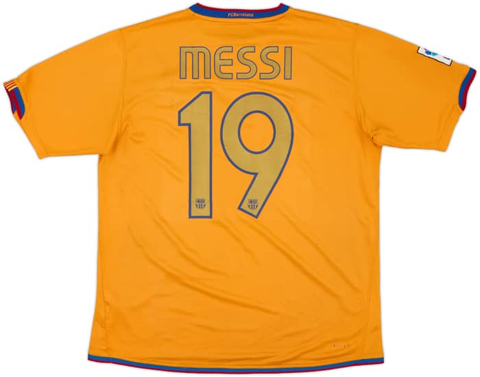 2006-08 Barcelona Away Shirt Messi #19 - 6/10 - (L)