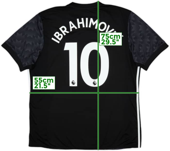 2017-18 Manchester United Away Shirt Ibrahimovic #10 - 5/10 - (XL)