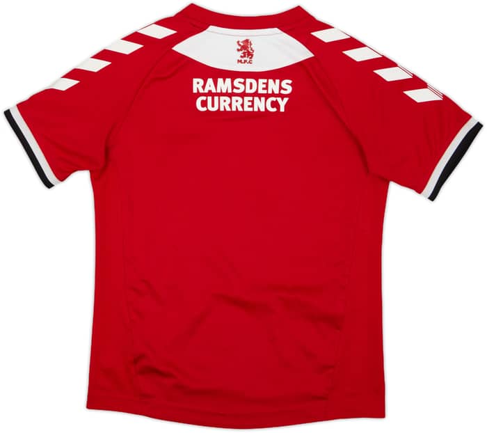 2019-20 Middlesbrough Home Shirt - 7/10 - (XL.Boys)
