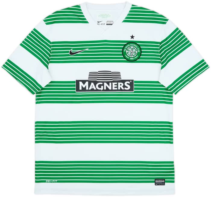 2013-15 Celtic Home Shirt Virgil #5 - 10/10 - (M)