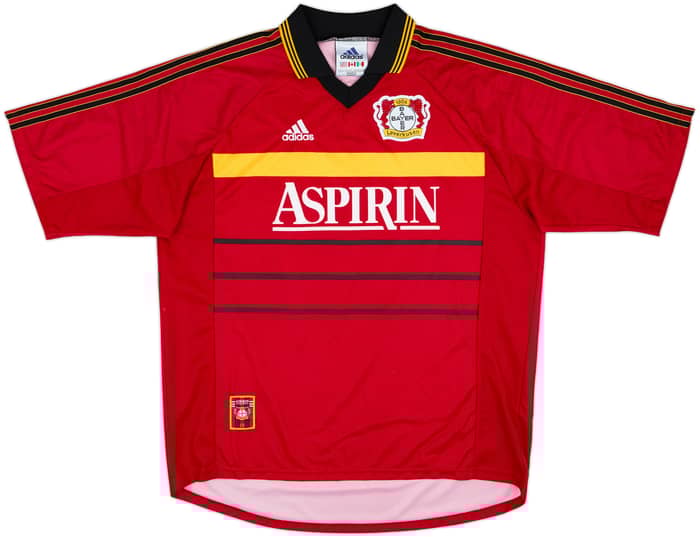 1998-00 Bayer Leverkusen Home Shirt Ballack #13 - 8/10 - (XL)