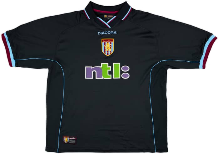2000-01 Aston Villa Away Shirt Ehiogu #5 - 9/10 - (XL)