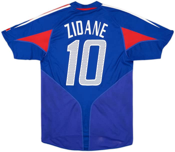 2002-04 France Home Shirt Zidane #10 - 9/10 - (S)
