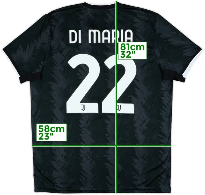 2022-23 Juventus Away Shirt Di Maria #22 - 8/10 - (XL)
