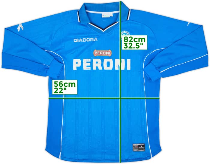 2000-01 Napoli Home L/S Shirt - 5/10 - (XL)