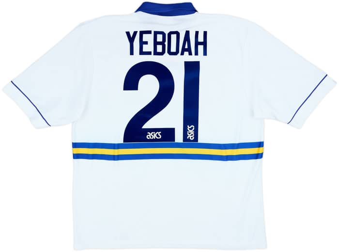 1993-95 Leeds United Home Shirt Yeboah #21 - 8/10 - (XL)