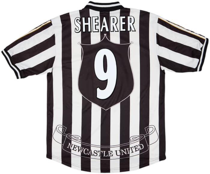1997-99 Newcastle Home Shirt Shearer #9 - 8/10 - (L)