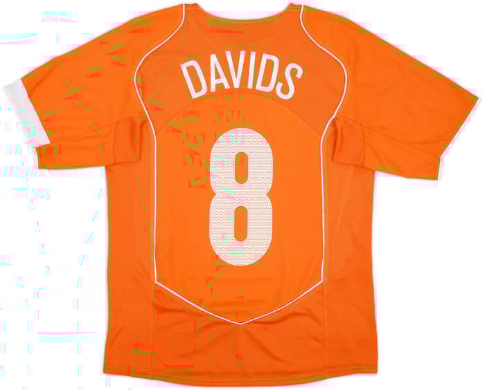 2004-06 Netherlands Home Shirt Davids #8 - 7/10 - (XL.Boys)