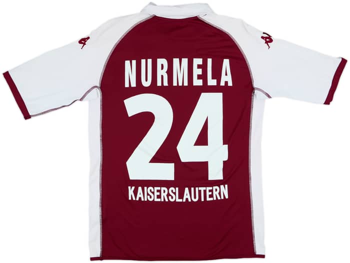 2004-05 Kaiserslautern Home Shirt Nurmela #24 - 6/10 - (XL)