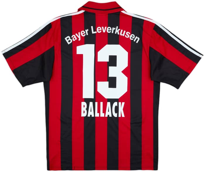 2000-01 Bayer Leverkusen Home Shirt Ballack #13 - 9/10 - (M)