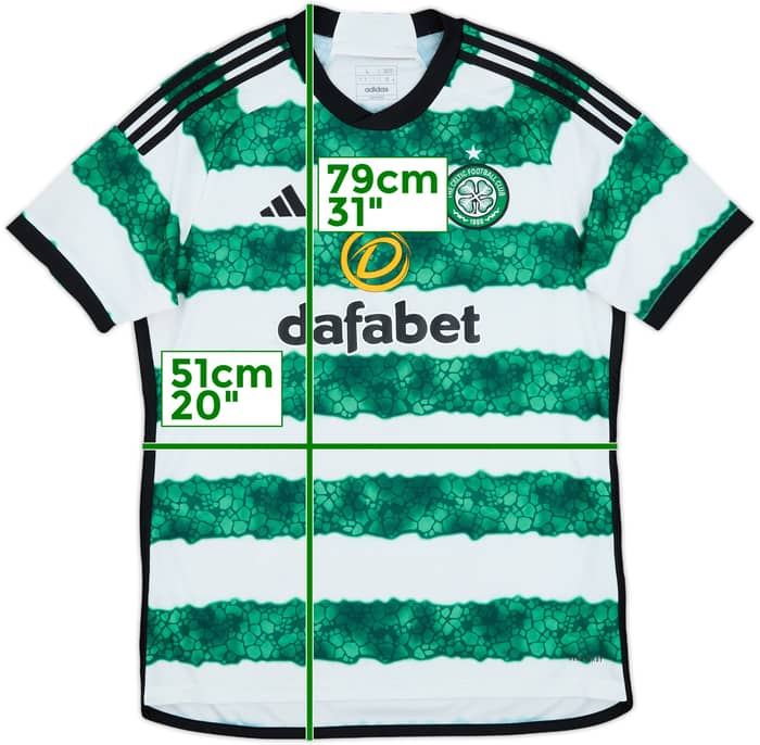 2023-24 Celtic Home Shirt - 5/10 - (L)